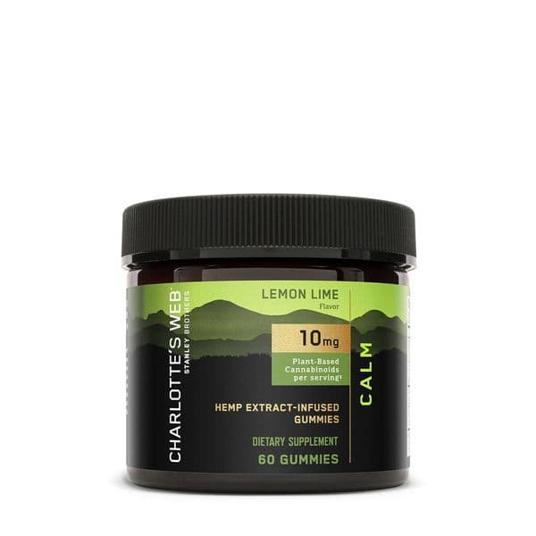 CHARLOTTE'S WEB™ HEMP EXTRACT-INFUSED GUMMIES - LEMON LIME/CALM - 60 GUMMIES (30 SERVINGS)