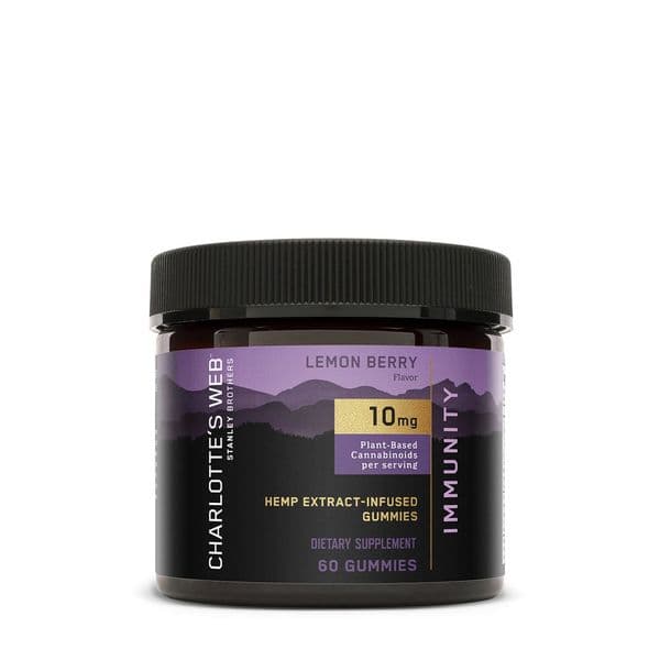 CHARLOTTE'S WEB™ HEMP EXTRACT INFUSED GUMMIES - LEMON BERRY/IMMUNITY - 60 GUMMIES (30 SERVINGS)