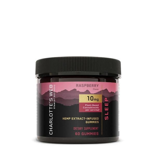 CHARLOTTE'S WEB™ HEMP EXTRACT-INFUSED GUMMIES - RASPBERRY/SLEEP - 60 GUMMIES (30 SERVINGS)