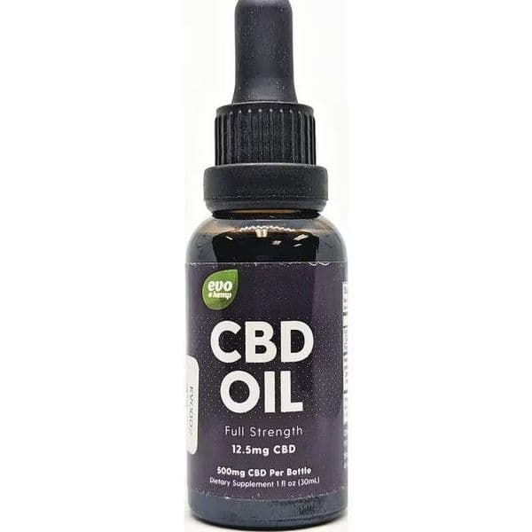 EVO HEMP CBD OIL - 500MG PER BOTTLE- 1FLOZ/30ML